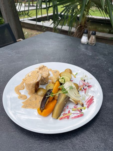 Ballottine de poulet aux épices